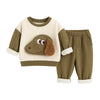 3D Animal Face Sweatshirt and Jogger Set - Beekee