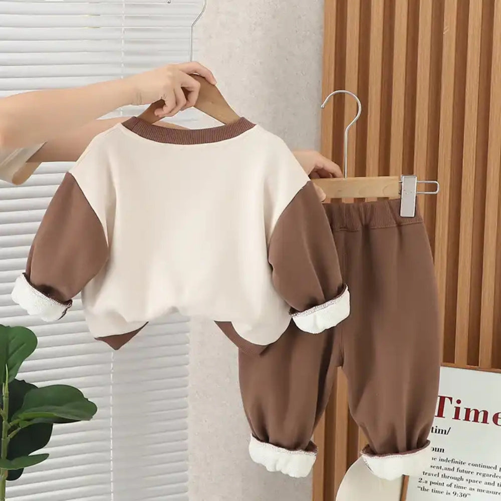 3D Animal Face Sweatshirt and Jogger Set - Beekee