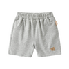 Embroidered Bear Cotton Shorts-Beekee