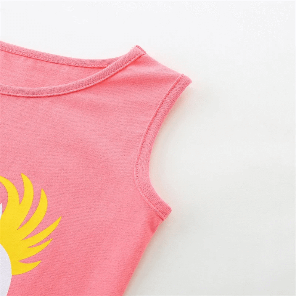 Charming Cockatoo Garden Girls Summer Dress - Beekee