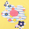 Sunny Flower Ruffle Top & Striped Shorts Set - Beekee