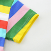 Rainbow Stripe Girls Summer Dress With Pocket - Beekee