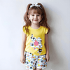 Sunny Flower Ruffle Top & Striped Shorts Set - Beekee