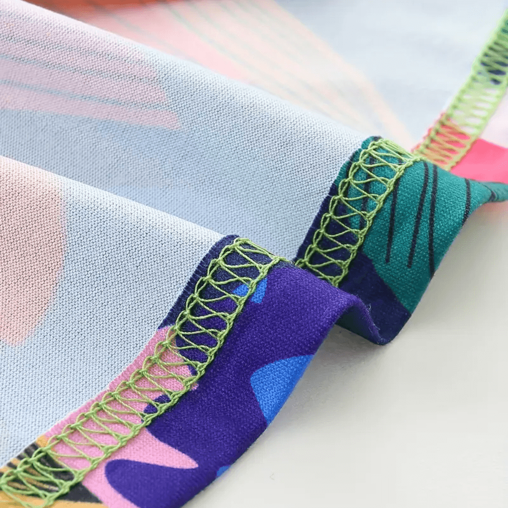 Colorful Tropical Parrot Girls Summer Dress - Beekee