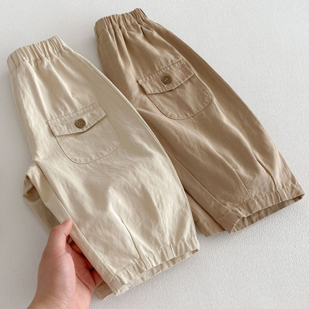 Cool Pocket Cargo Pants for Little Kids-Beekee