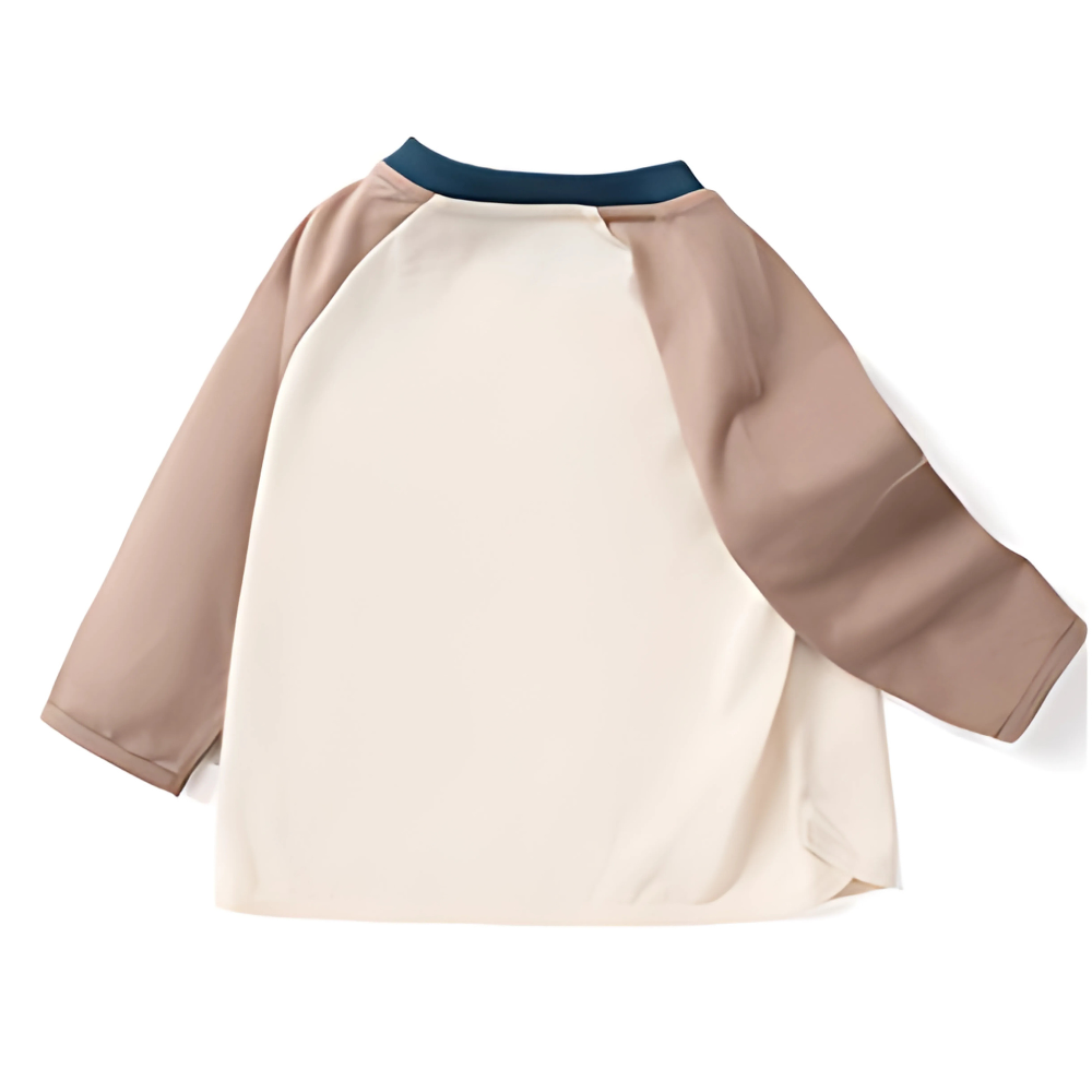 Kids Cute 3D Bug Patch Detail Long Sleeve Shirt- Beekee
