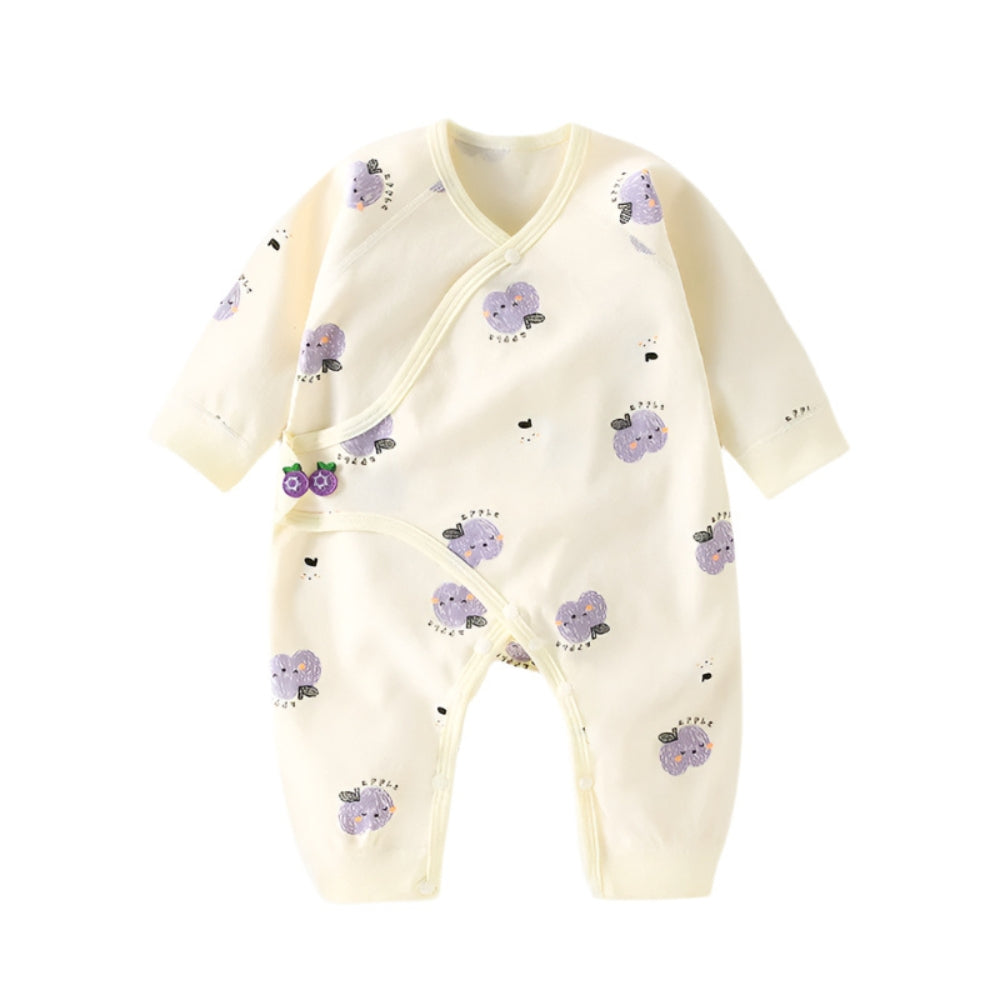 Adorable Cartoon Print Baby Jumpsuit - Beekee