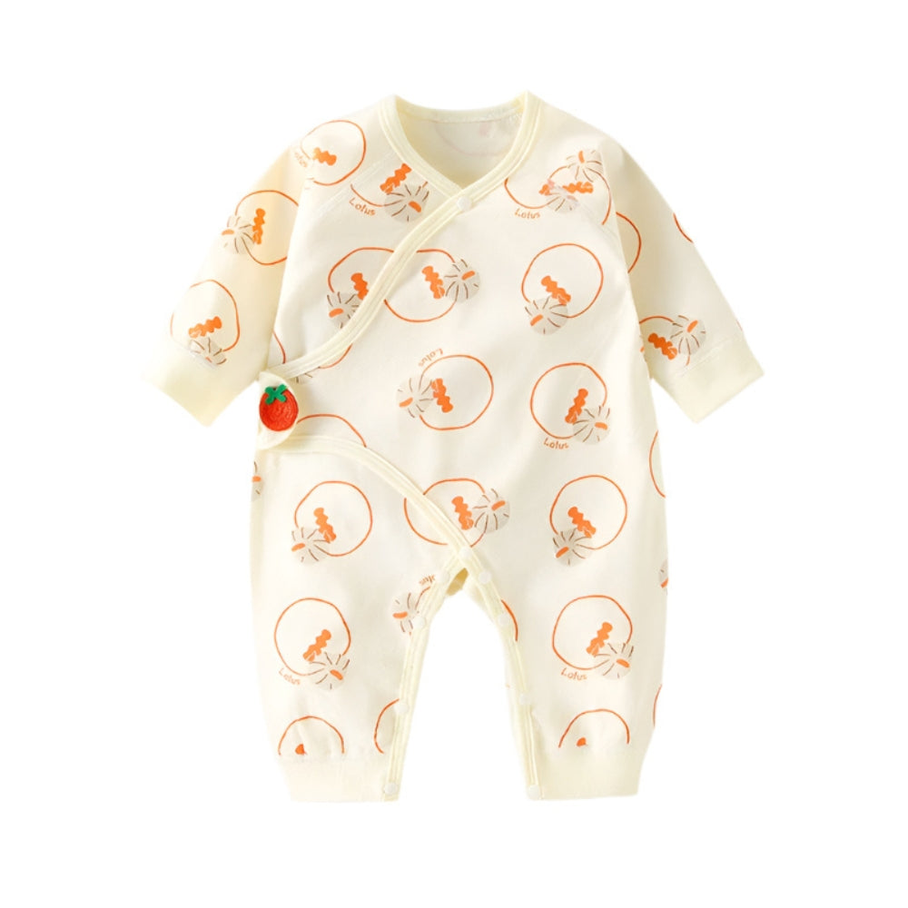 Adorable Cartoon Print Baby Jumpsuit - Beekee