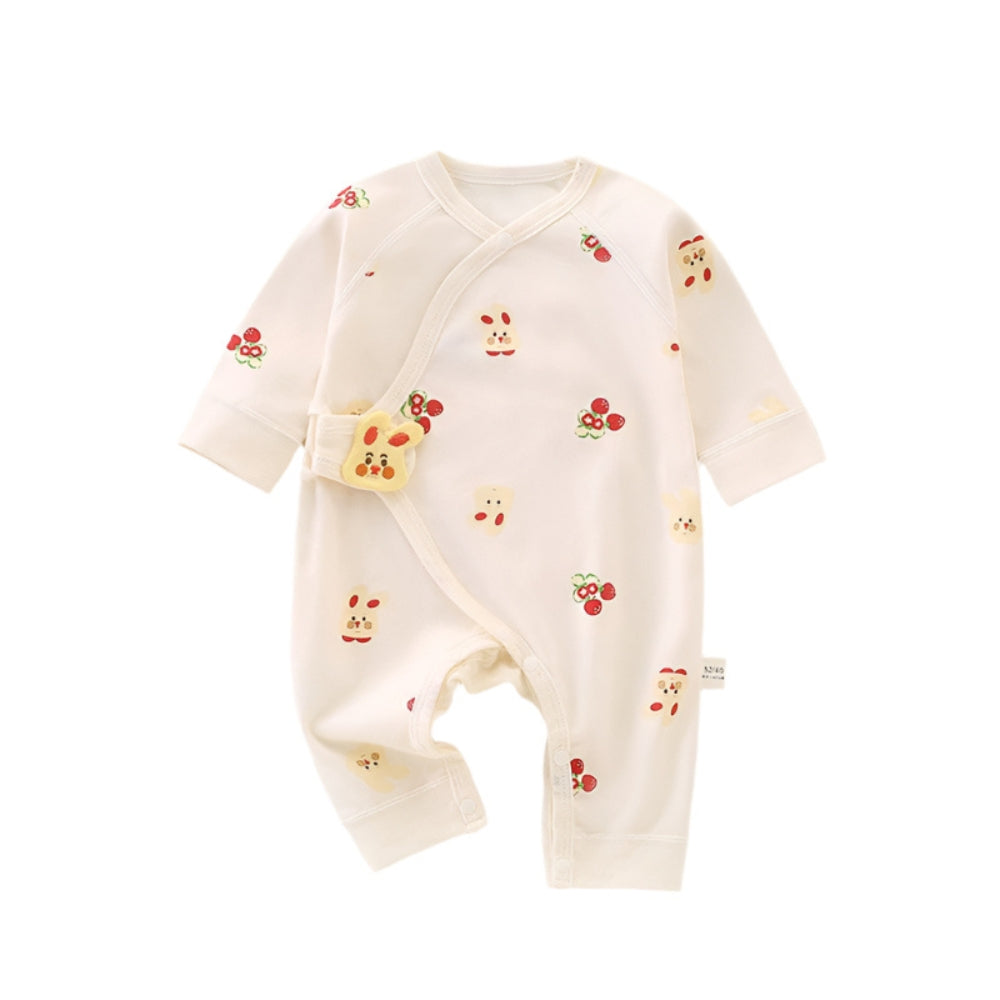 Adorable Cartoon Print Baby Jumpsuit - Beekee