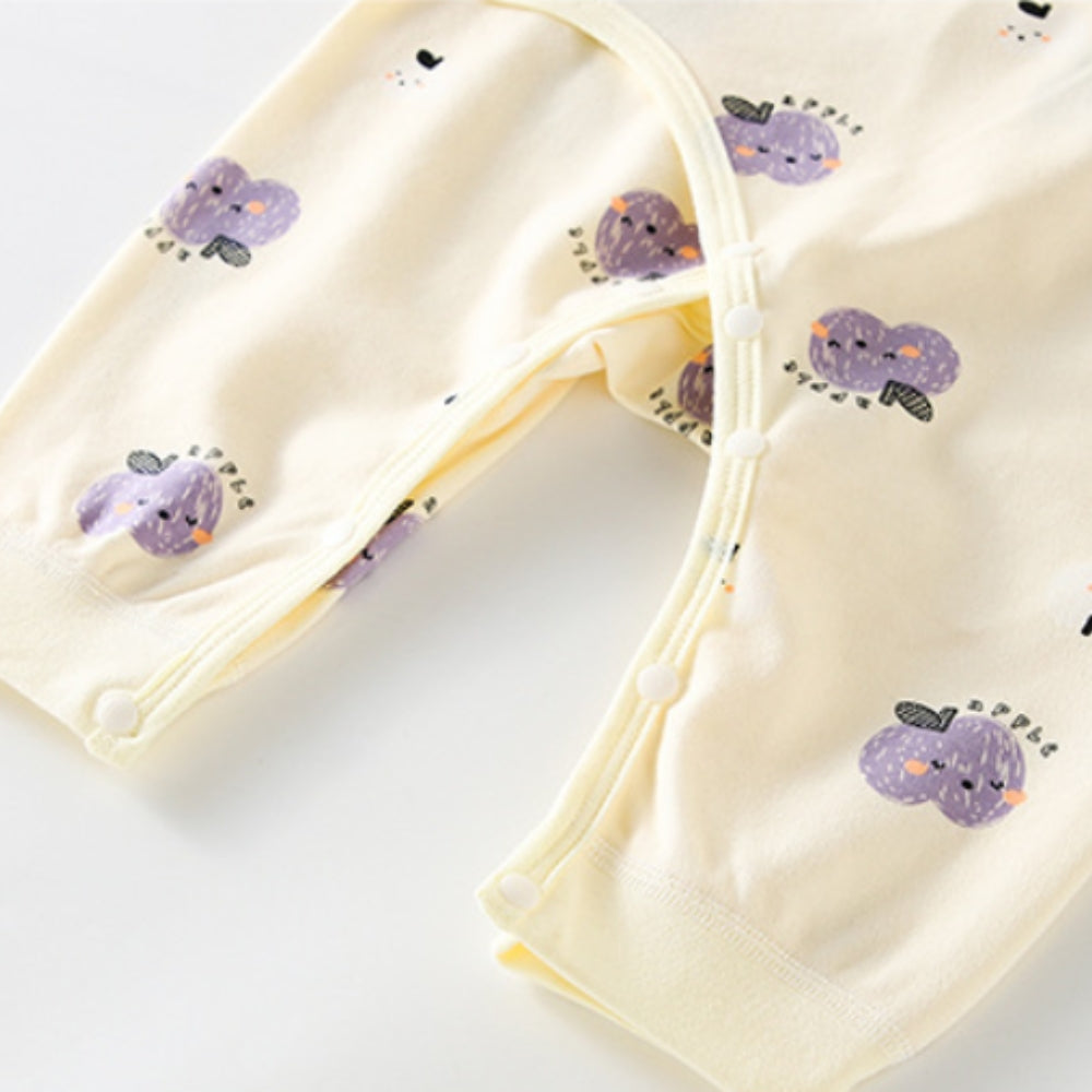 Adorable Cartoon Print Baby Jumpsuit - Beekee