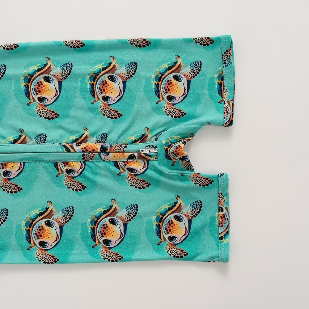 Adorable Sea Turtle Baby Summer Romper - Beekee