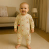 Adorable Cartoon Print Baby Jumpsuit - Beekee