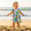 Adorable Colorful Puppy Girls Dress - Beekee