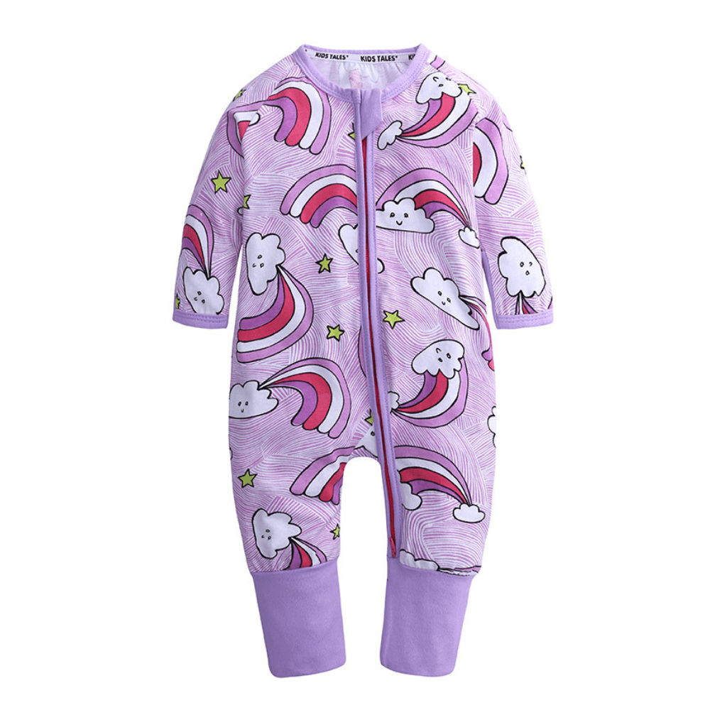 Adorable Tropical Print Baby Romper - Beekee