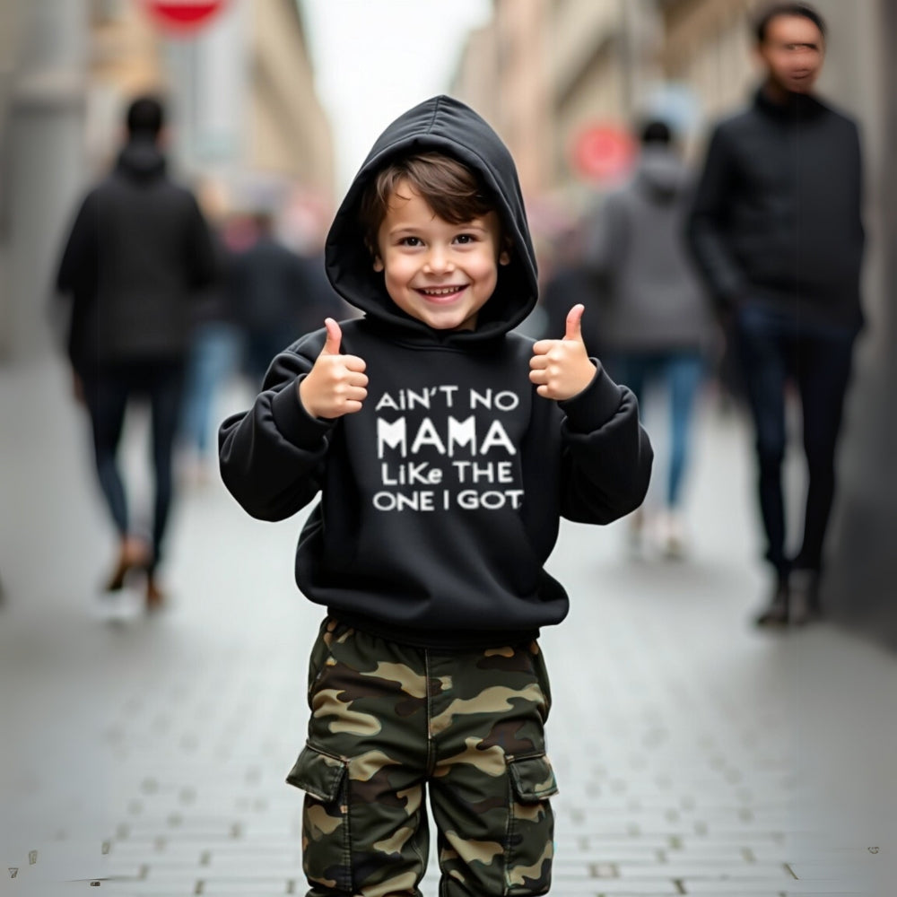 Ain't No Mama Boys Hoodie and Camo Jogger Set - Beekee