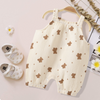 Animal and Fruit Prints Sleeveless Baby Romper - Beekee