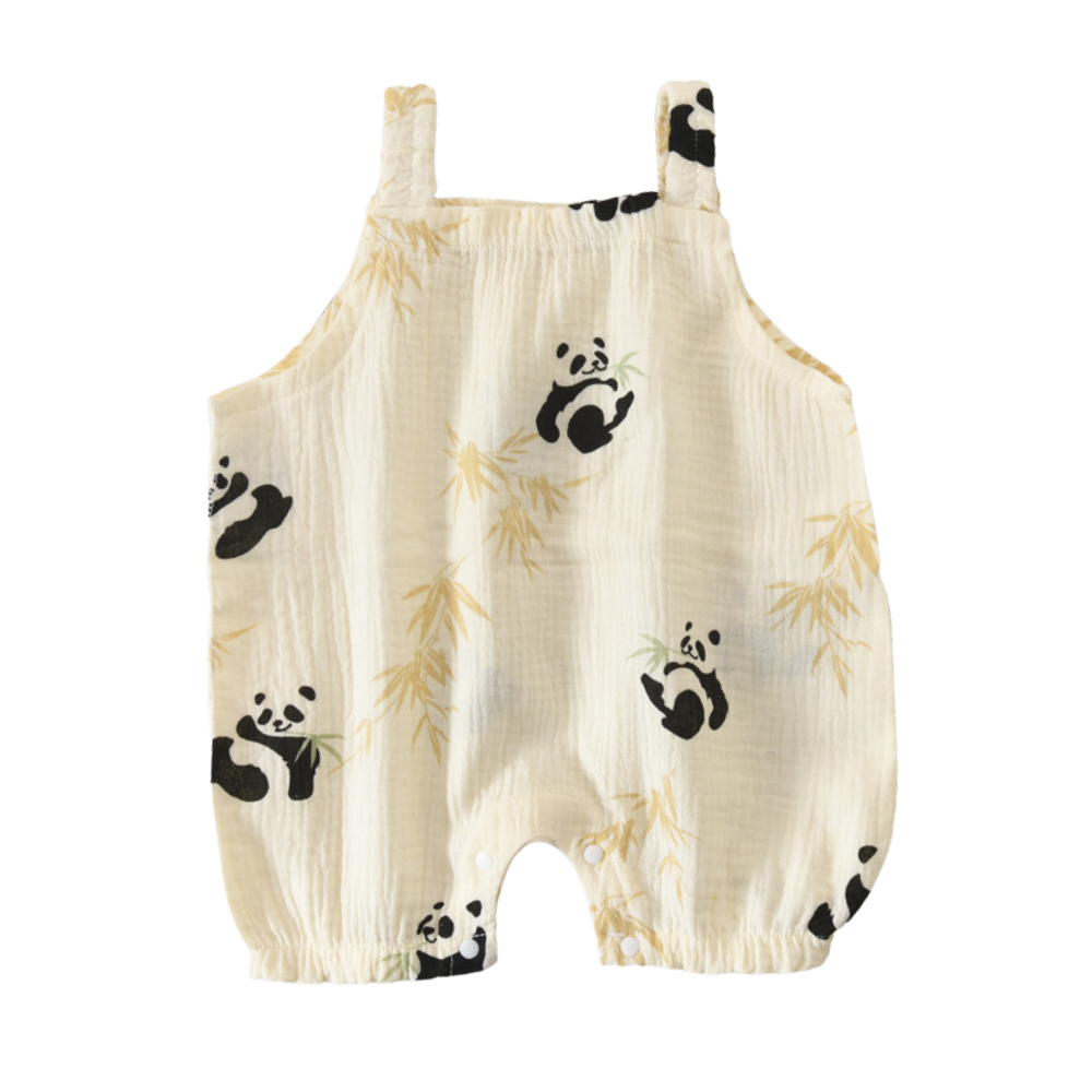 Animal and Fruit Prints Sleeveless Baby Romper - Beekee