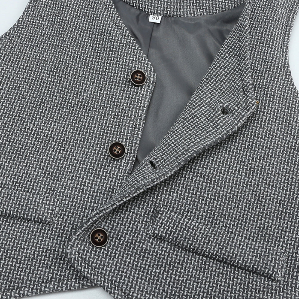 Baby Gentleman Bow Tie Vest & Pants Set - Beekee
