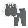 Baby Gentleman Bow Tie Vest & Pants Set - Beekee