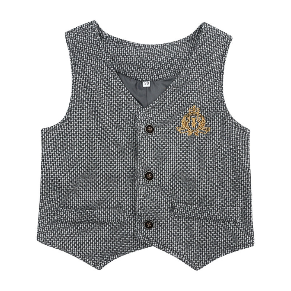 Baby Gentleman Bow Tie Vest & Pants Set - Beekee