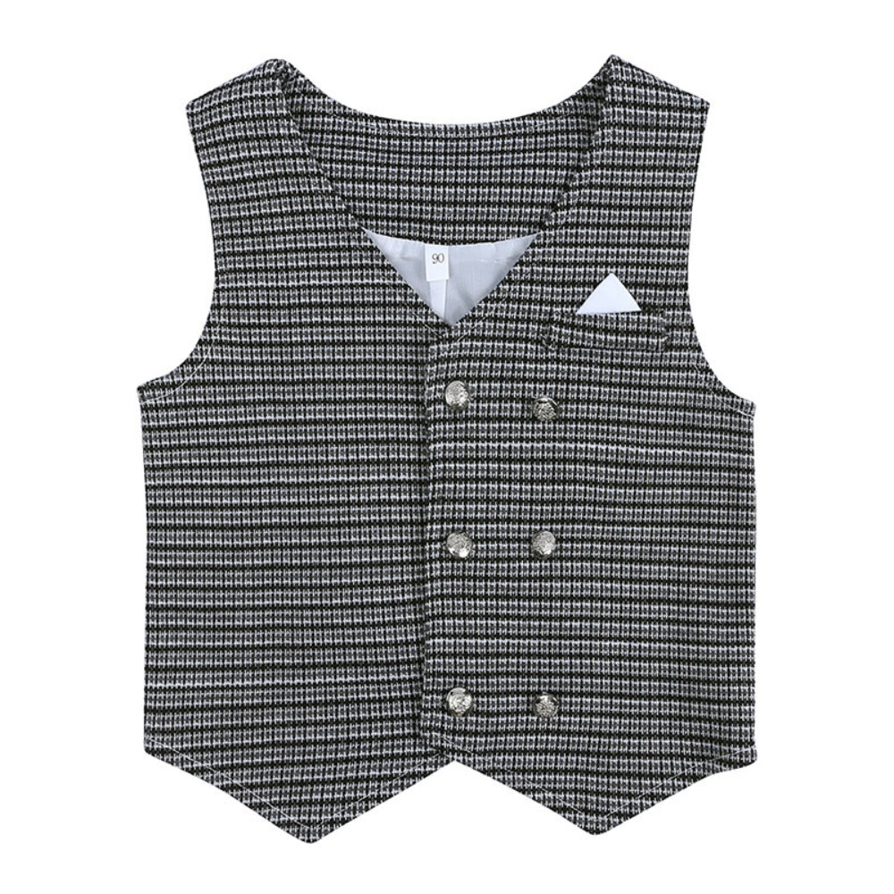 Baby Gentleman Bow Tie Vest & Pants Set - Beekee