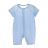 Baby Cotton Mesh Short Sleeve Romper - Beekee