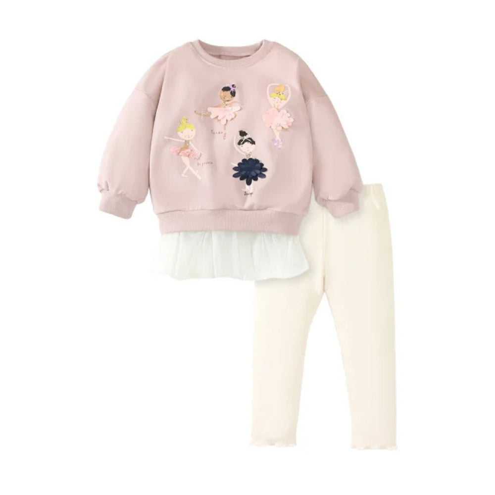 Ballet-Inspired Sweatshirt and Leggings - Beekee