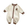 Bear Print Baby Jumpsuit - Beekee