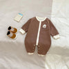 Bear Print Baby Jumpsuit - Beekee