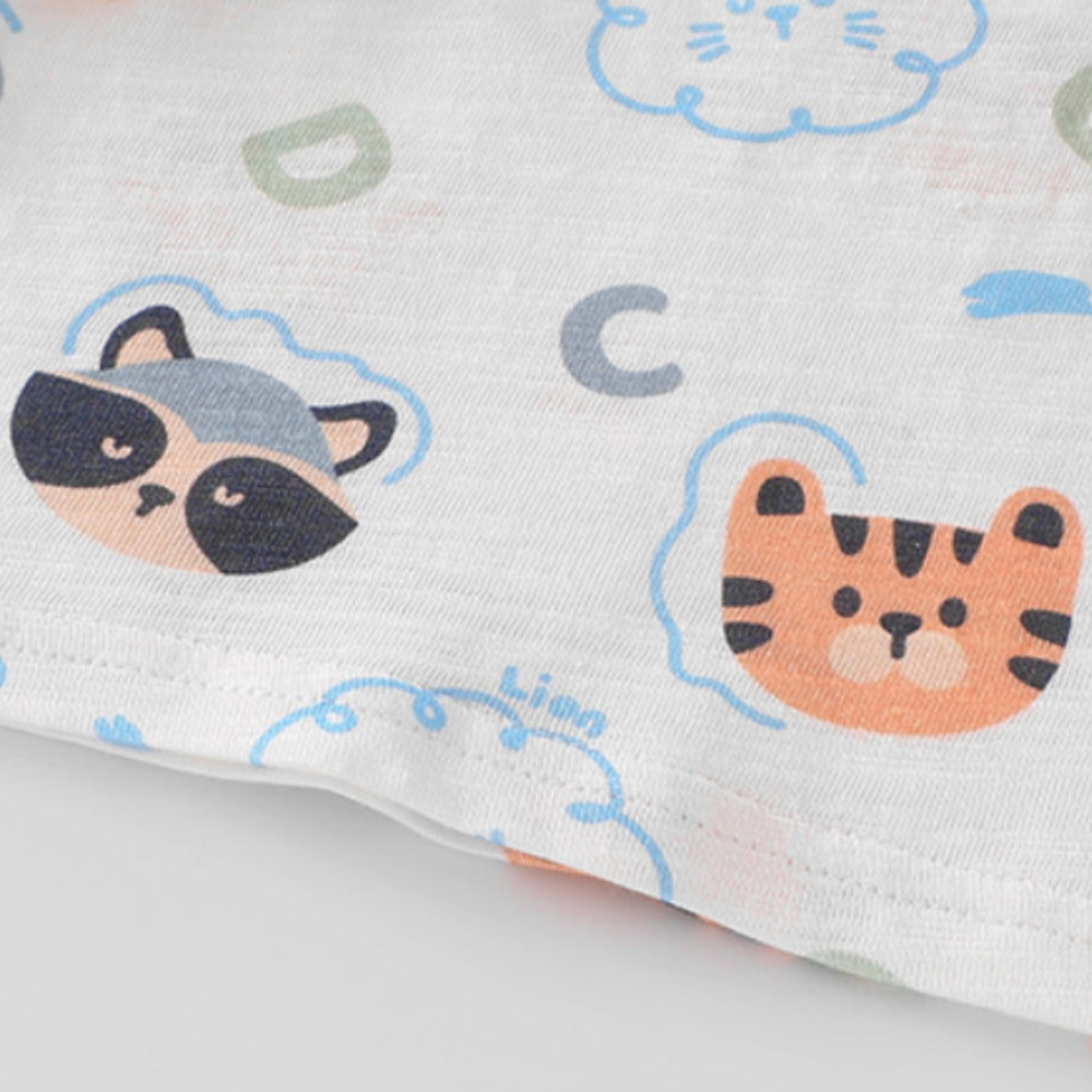 Boys' Cotton Animal Print T-Shirt - Beekee