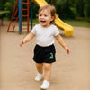 Boys Dinosaur Embroidered Cotton Shorts - Beekee