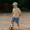 Boys Dinosaur Embroidered Cotton Shorts - Beekee