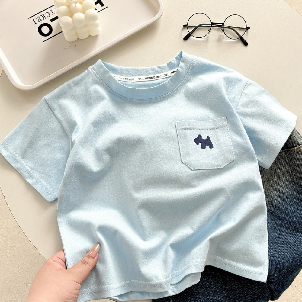 Boys' Dog Patch Pocket T-Shirt - Beekee