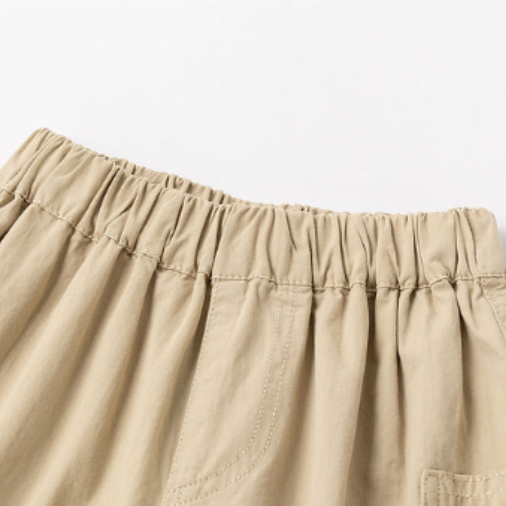 Boys Patch Detail Cargo Shorts - Beekee