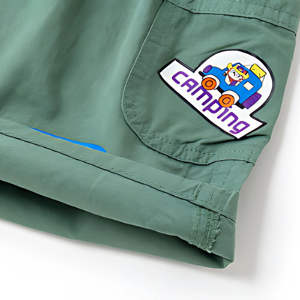 Boys Patch Detail Cargo Shorts - Beekee