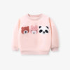 Cartoon Appliqué Sweatshirt and Leggings Set - Beekee