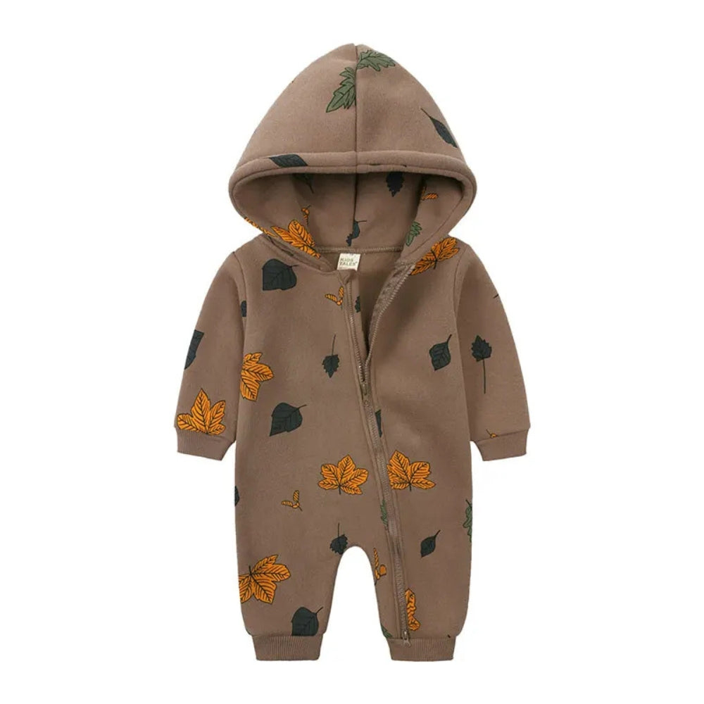 Cartoon Hooded Zipper Closure Jumpsuit - Beekee