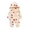 Cartoon Hooded Zipper Closure Jumpsuit - Beekee