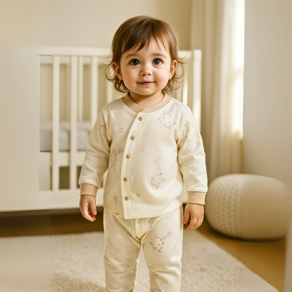Cartoon Long Sleeve and Pants Pajama Set - Beekee