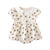 Cherry Print Girl Romper Dress - Beekee