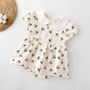 Cherry Print Girl Romper Dress - Beekee