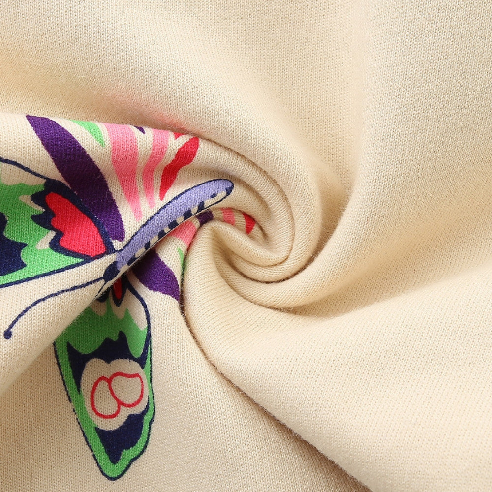 Colorful Butterfly Print Jogger Pants - Beekee