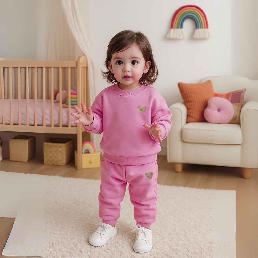 Cozy Bear Kids Sweatsuit - Beekee