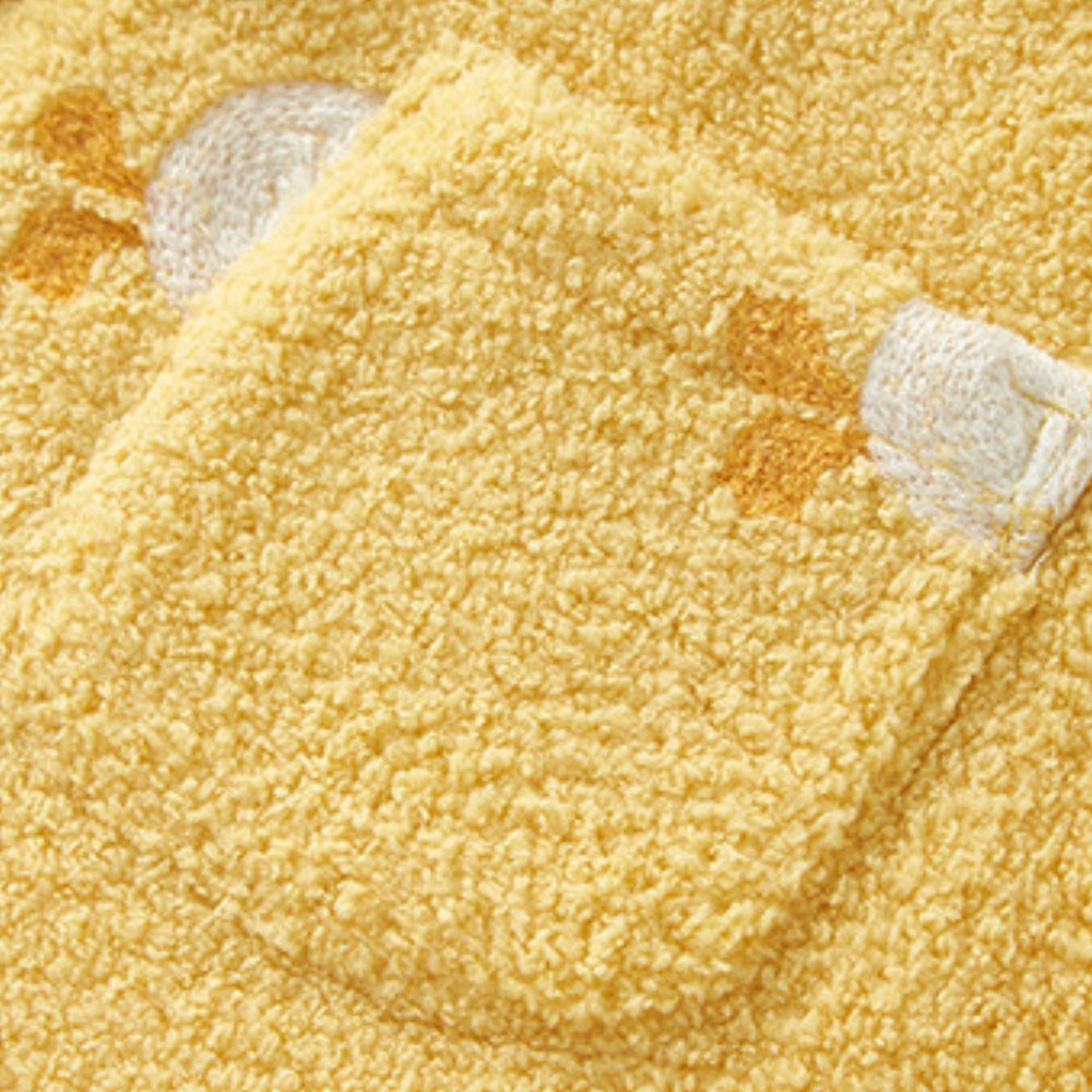 Cute Duck Hooded Fleece Poncho - Beekee