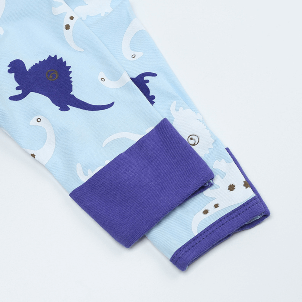 Cute Print Easy Zip Baby Romper - Beekee