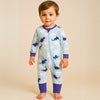 Cute Print Easy Zip Baby Romper - Beekee