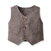 Dapper Little Gentleman Vest & Suspender Set - Beekee
