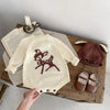 Deer Knit Cozy Baby Romper - Beekee