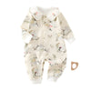 Embroidered Collar Floral Jumpsuit - Beekee