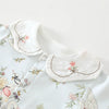 Embroidered Collar Floral Jumpsuit - Beekee